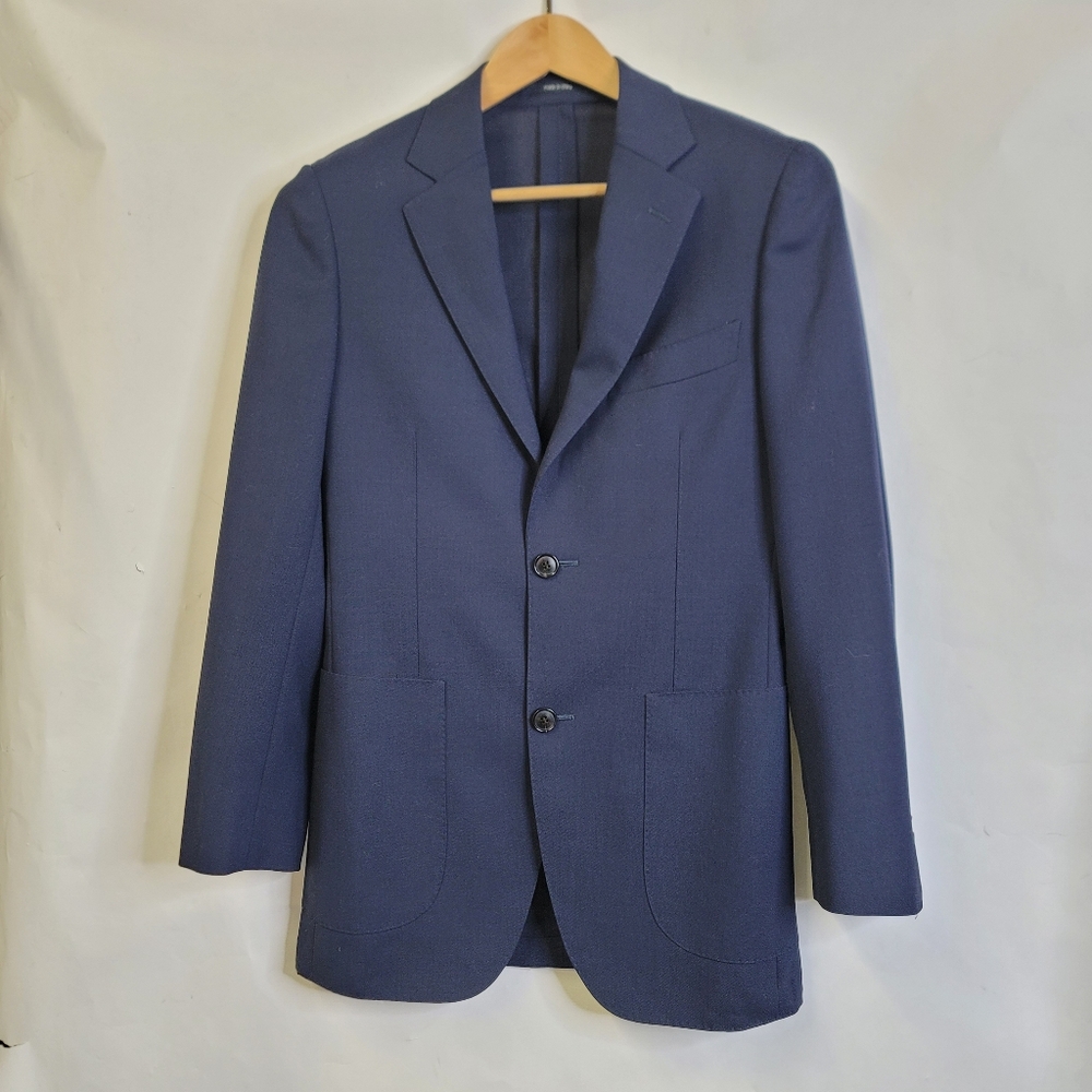 Suitsupply Navy Blue Two-Button Sport Coat